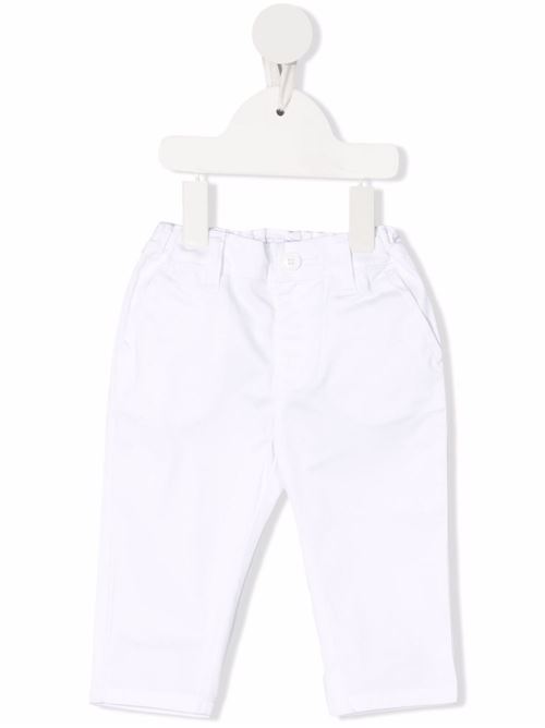 Pantalone bianco baby con tasche a filo EMPORIO ARMANI KIDS | 3LHP051NJTZ0100